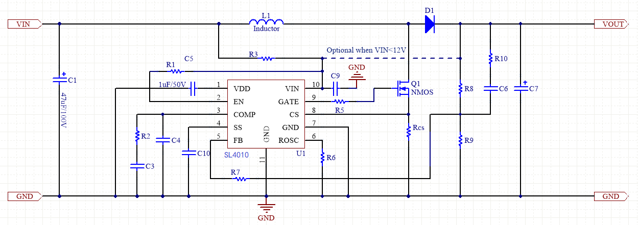 森利威尔SL4010 12V升压30V 200-300W芯片 移动设备供电IC