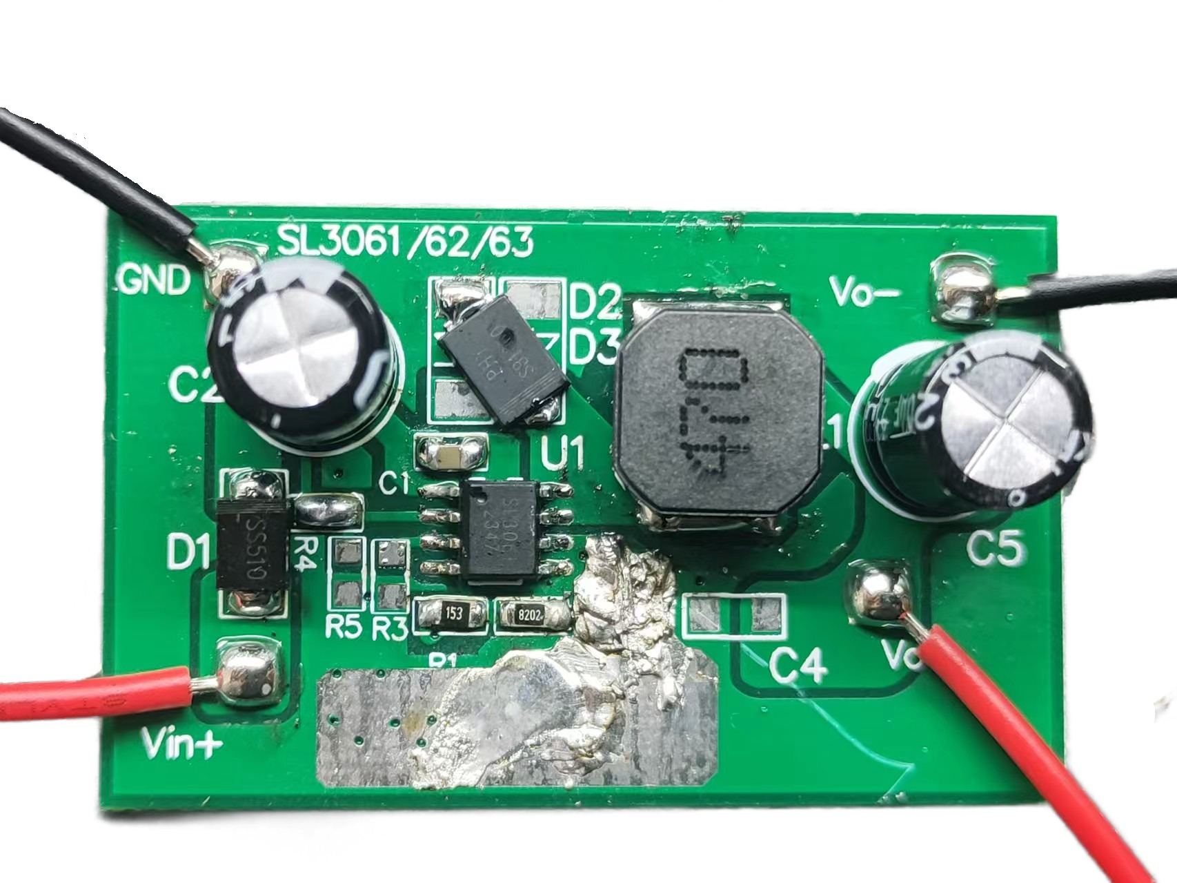 SL3061 dcdc8V-40V输入 5V输出2A电流应用参数